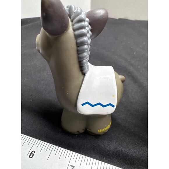 Fisher Price Little People Nativity Donkey Figures Set Of 2 0716MTN 2002 Replace - Picture 5 of 7
